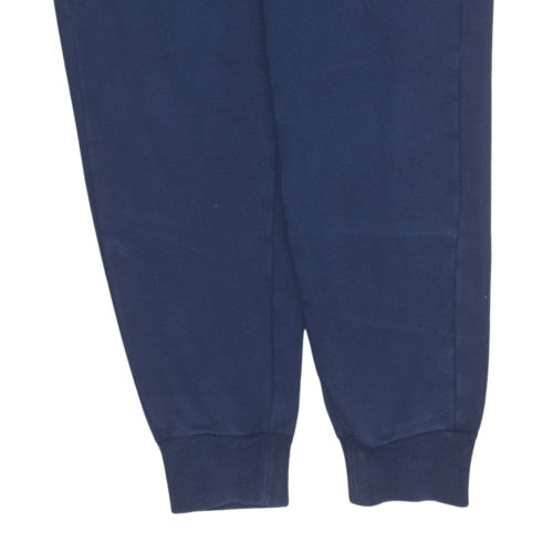 Mens UK Size L PUMA Regular Fit Jogger Blue Trousers