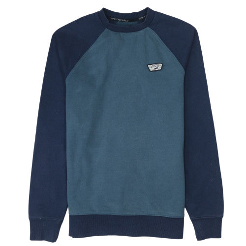 Mens UK Size XS VANS Blue Pullover Sweatshirt