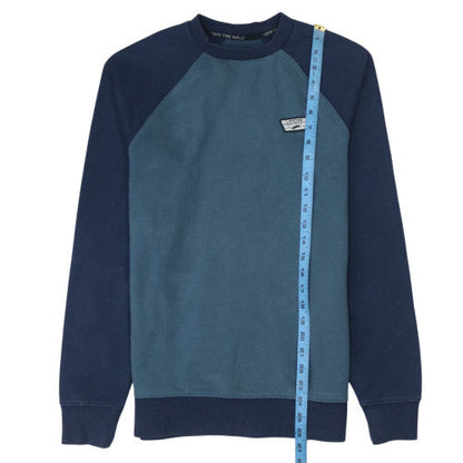 Mens UK Size XS VANS Blue Pullover Sweatshirt