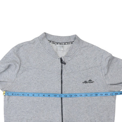 Ellesse Men’s Grey XL Track Jacket Full Zip Lightweight Activewear
