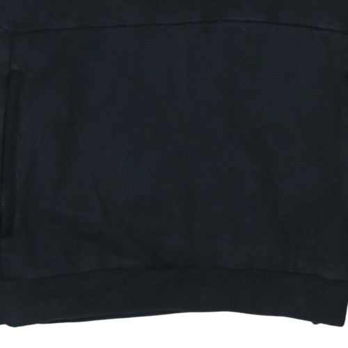 Mens UK Size L Emporio Armani Black Pullover Hoodie