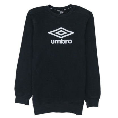 Mens UK Size S Umbro Black Pullover Sweatshirt