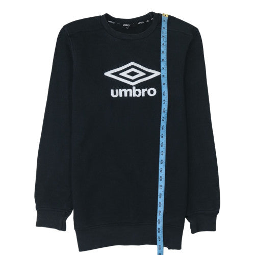 Mens UK Size S Umbro Black Pullover Sweatshirt