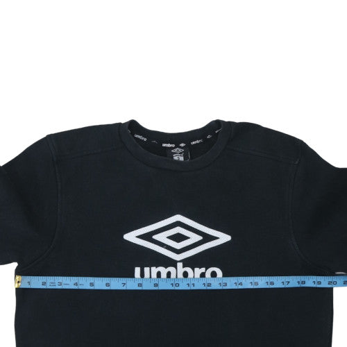 Mens UK Size S Umbro Black Pullover Sweatshirt