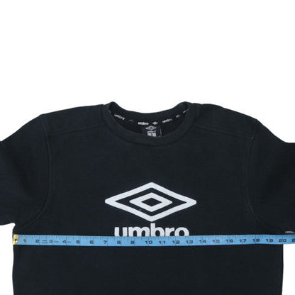 Mens UK Size S Umbro Black Pullover Sweatshirt