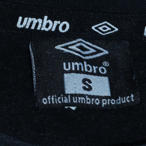 Mens UK Size S Umbro Black Pullover Sweatshirt