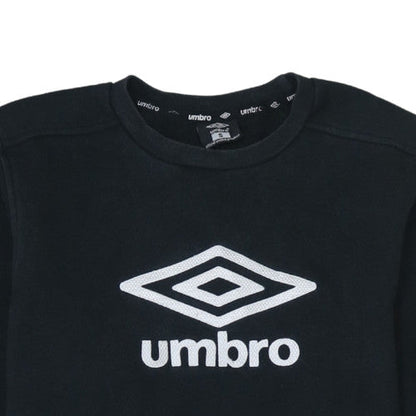 Mens UK Size S Umbro Black Pullover Sweatshirt
