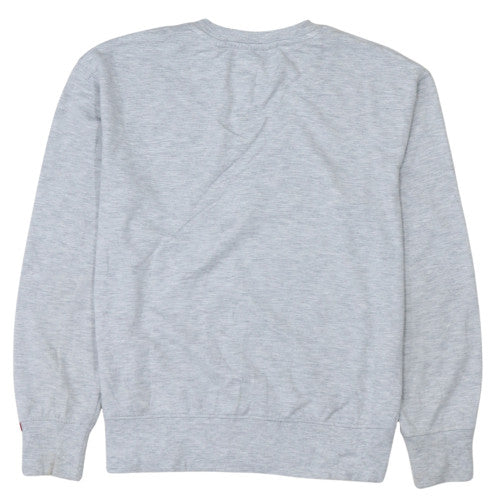 Levi's Boys Grey 12 Years Pullover Sweatshirt Crew Neck Logo Jumper