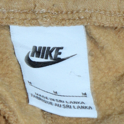 Mens UK Size M Nike Regular Fit Jogger Beige Trousers