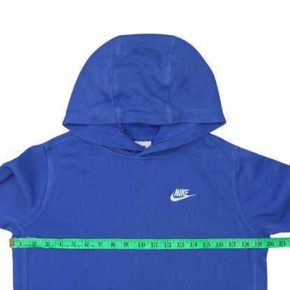 Nike Boys Blue XL Pullover Hoodie Classic Fleece Sweatshirt