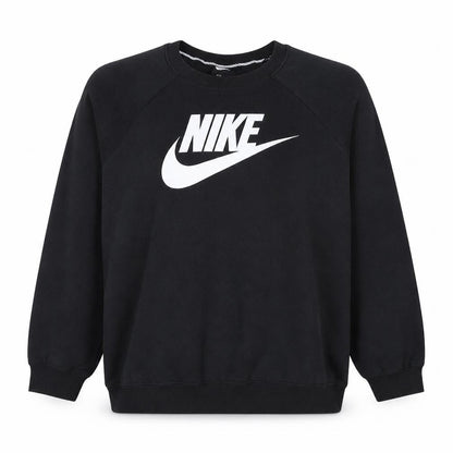 Womens UK Size L Nike Black Pullover Sweatshirt