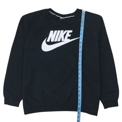 Womens UK Size L Nike Black Pullover Sweatshirt