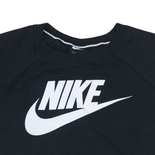 Womens UK Size L Nike Black Pullover Sweatshirt