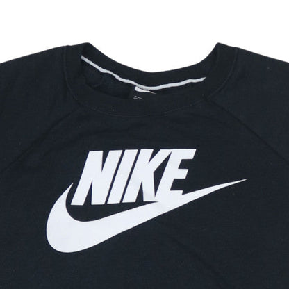 Womens UK Size L Nike Black Pullover Sweatshirt