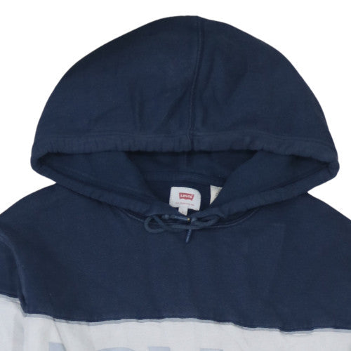 Mens UK Size L Levi's Blue Pullover Hoodie