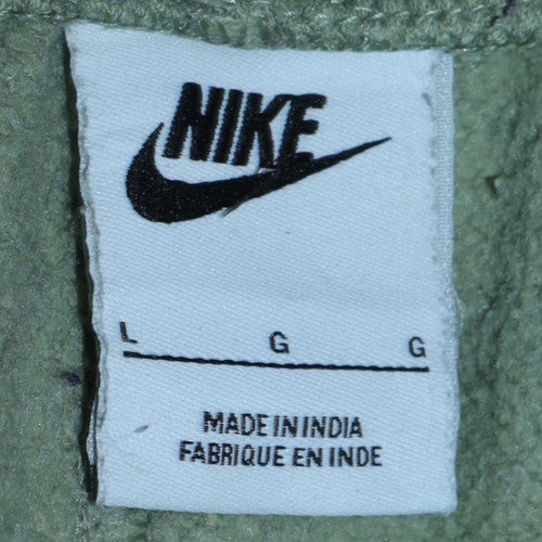 Nike Men's Green Fleece Jogger Sweatpants L Regular Fit