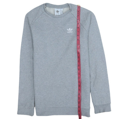 Mens UK Size S adidas Grey Pullover Sweatshirt