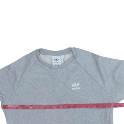 Mens UK Size S adidas Grey Pullover Sweatshirt