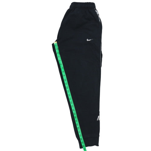 Mens UK Size L Nike Regular Fit Jogger Black Trousers