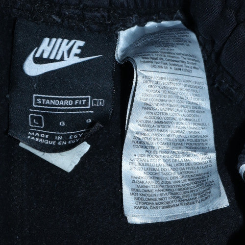 Mens UK Size L Nike Regular Fit Jogger Black Trousers
