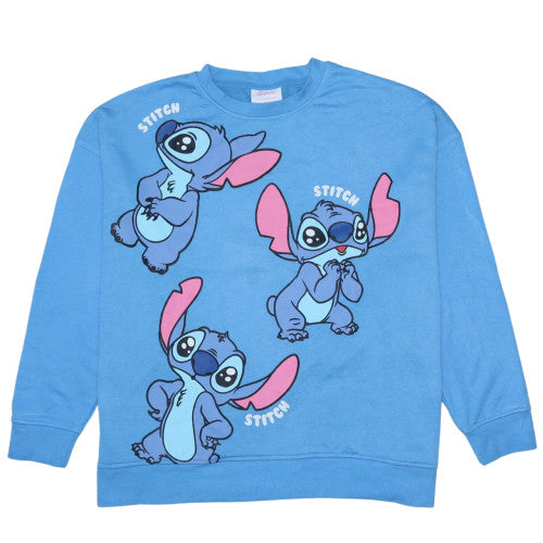 Disney Stitch Blue Women's 2XL Pullover Sweatshirt by Primark