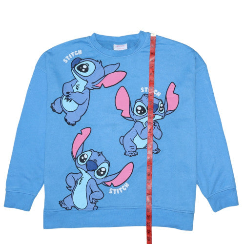 Disney Stitch Blue Women's 2XL Pullover Sweatshirt by Primark