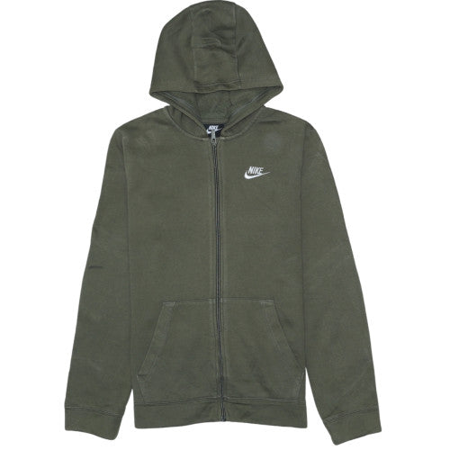 Boys UK Size XL Nike Green Full Zip Hoodie