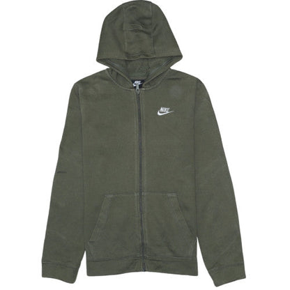 Boys UK Size XL Nike Green Full Zip Hoodie