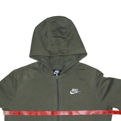 Boys UK Size XL Nike Green Full Zip Hoodie