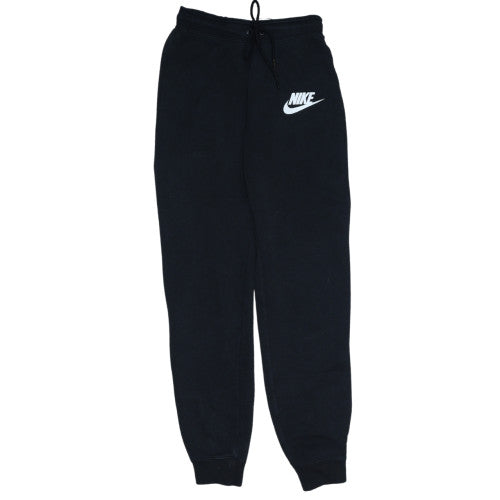 Womens UK Size XS Nike Regular Fit Jogger Black Trousers