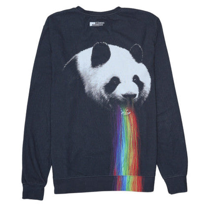 Mens UK Size L Mr Gugu & Miss Go Black Pullover Sweatshirt