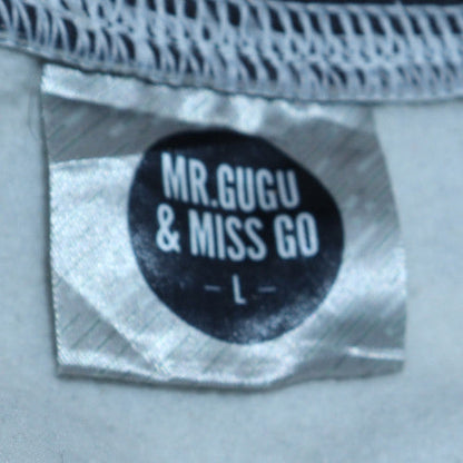 Mens UK Size L Mr Gugu & Miss Go Black Pullover Sweatshirt