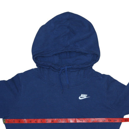 Mens UK Size S Nike Blue Pullover Hoodie