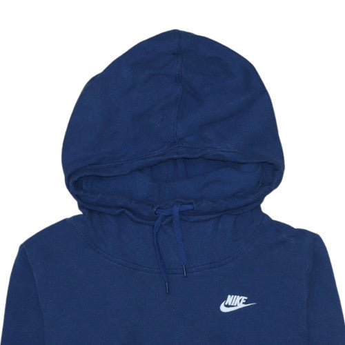 Mens UK Size S Nike Blue Pullover Hoodie
