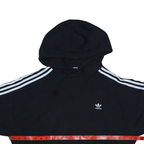 Womens UK Size 12 adidas Black Pullover Hoodie