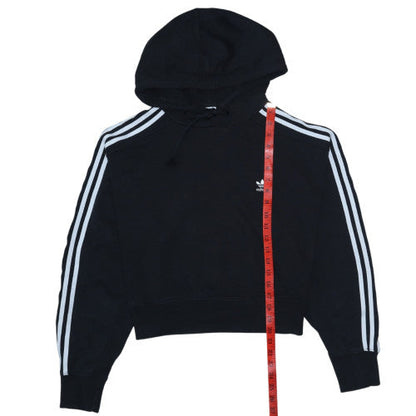 Womens UK Size 12 adidas Black Pullover Hoodie