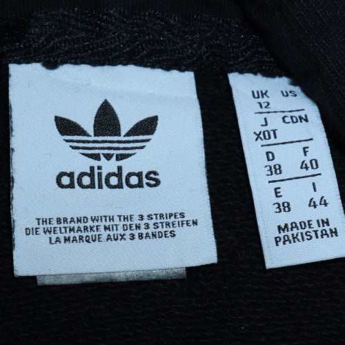 Womens UK Size 12 adidas Black Pullover Hoodie