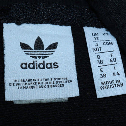 Womens UK Size 12 adidas Black Pullover Hoodie