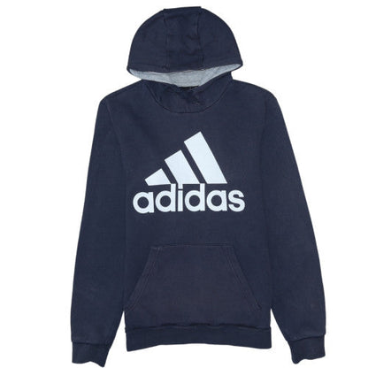 Mens UK Size M adidas Blue Pullover Hoodie