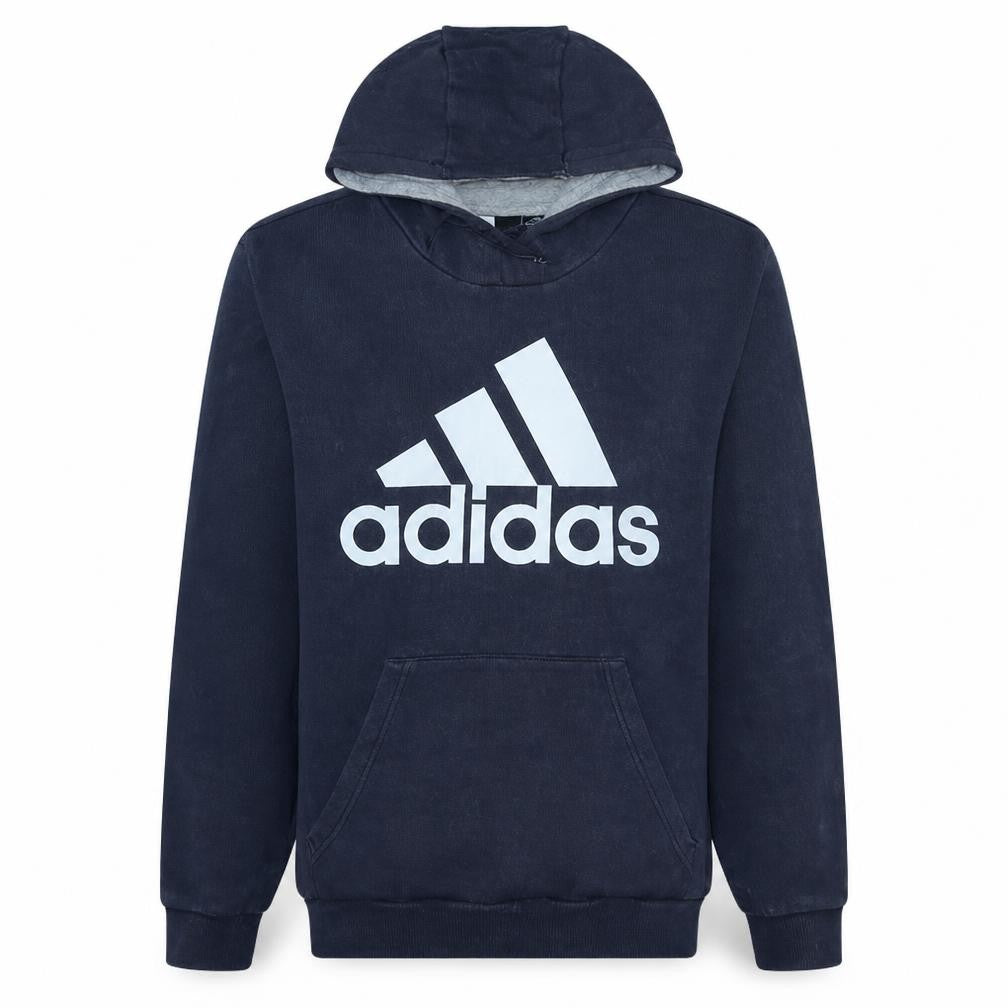 Mens UK Size M adidas Blue Pullover Hoodie
