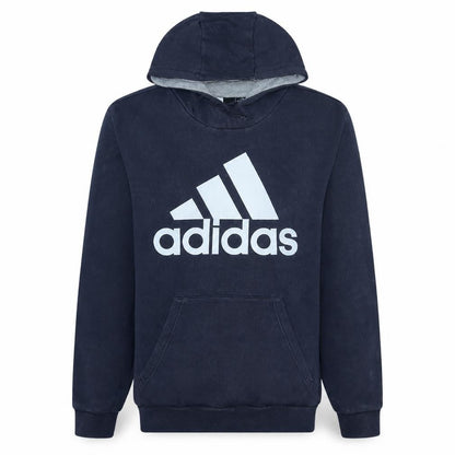 Mens UK Size M adidas Blue Pullover Hoodie