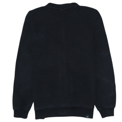 Puma Boys Black 13-14 Years Track Jacket Full Zip Fleece Activewear