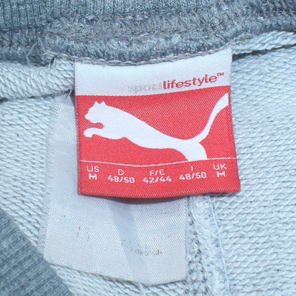 Mens UK Size M PUMA Regular Fit Jogger Grey Trousers