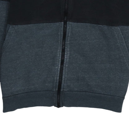 Adidas Boys Black and Grey Full Zip Hoodie - Size 13-14 Years