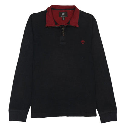 Mens UK Size XL Timberland Black Henley Sweatshirt
