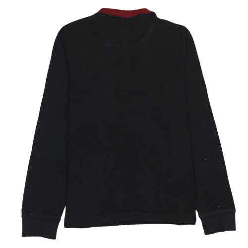 Mens UK Size XL Timberland Black Henley Sweatshirt