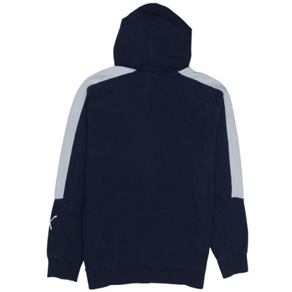 Mens UK Size M PUMA Blue Pullover Hoodie