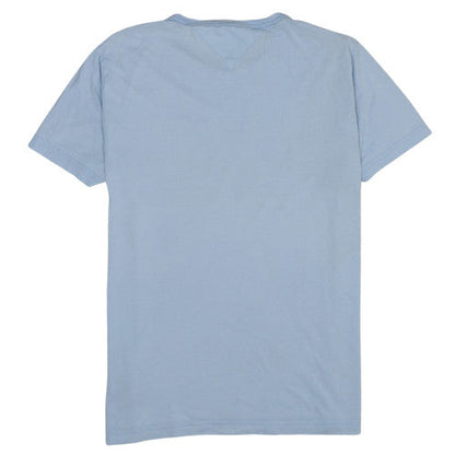 Tommy Hilfiger Men's Blue Organic Cotton Crew Neck T-Shirt M