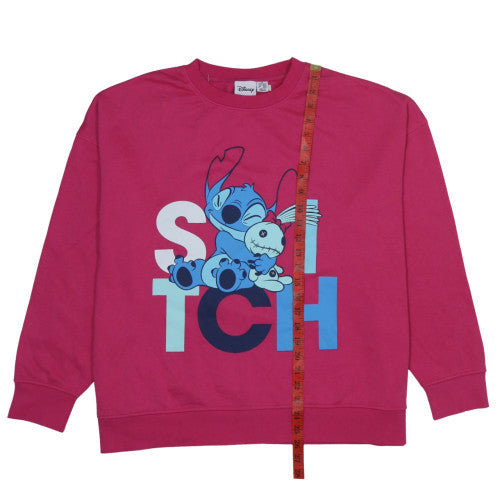 Womens UK Size XL Primark Pink Pullover Sweatshirt