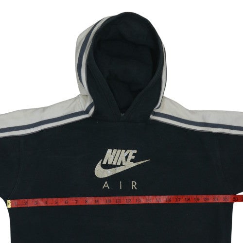 Nike Boys Black XL Pullover Fleece Hoodie with Logo Detail